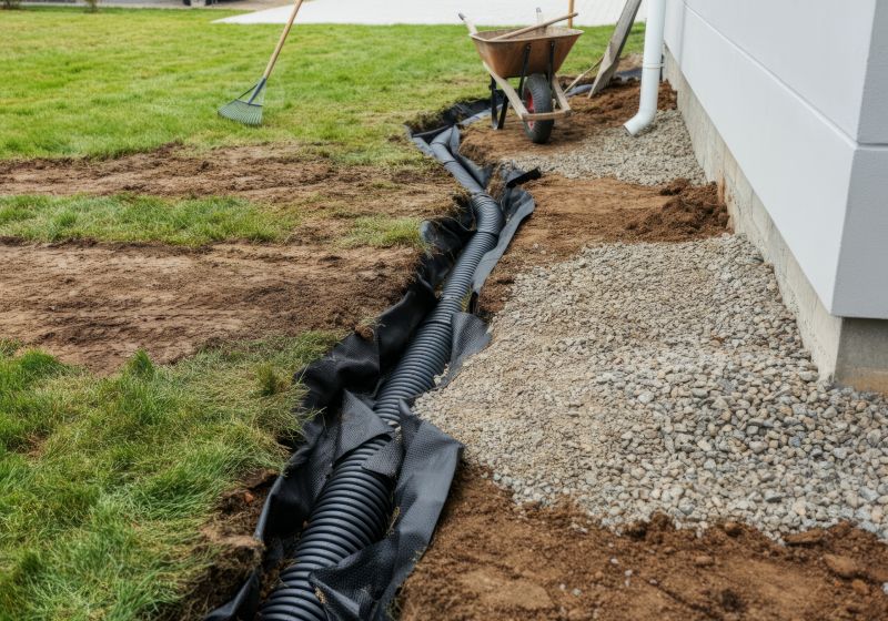 Drainage outlet installation